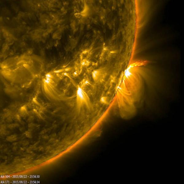 NASA показало петли на Солнце (ФОТО)