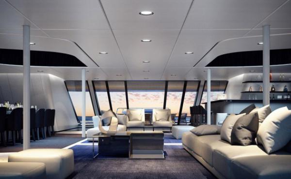 Итальянцы представили эксклюзивную 85-метровую яхту с двумя симметричными бассейнами (ФОТО)