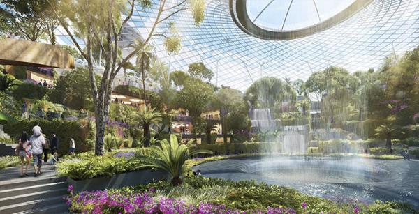 Аэропорт Сингапура сделает ожидание рейса незабываемым (ВИДЕО)