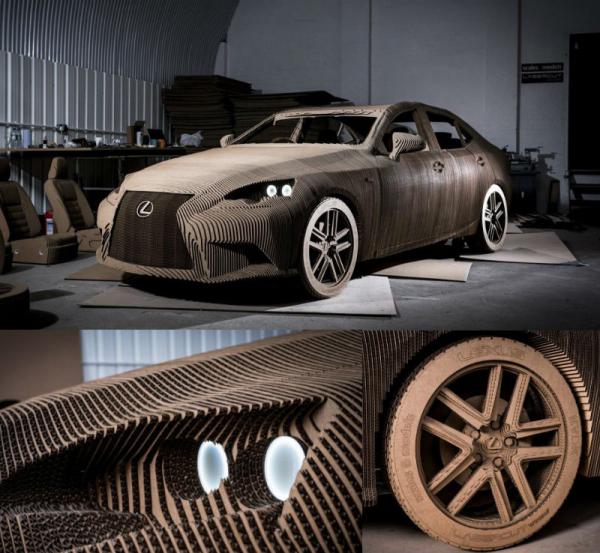  Lexus представила картонный автомобиль (ФОТО) 