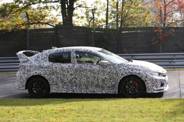 В объективы фотошпионов попал Civic Type-R последнего поколения (ФОТО)