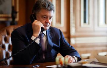 Порошенко провел телефонные переговоры с главой Германии