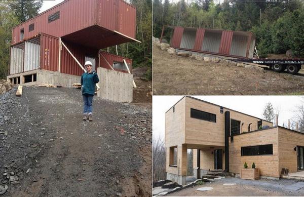 Жительница Канады построила дом своей мечты из обычных контейнеров (ФОТО)