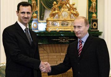 Башар Асад поблагодарил Путина за военную помощь