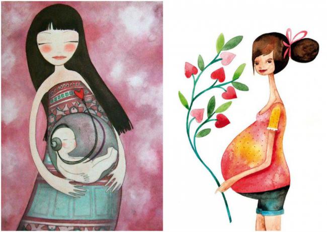 Нежные иллюстрации о материнской заботе (ФОТО)