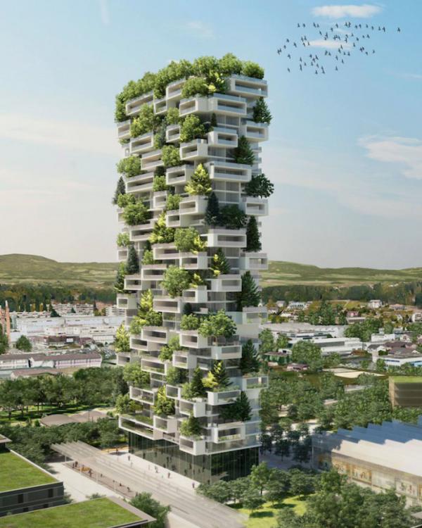 Архитектор из Италии спроектировал первый “зеленый” небоскреб в мире (ФОТО)