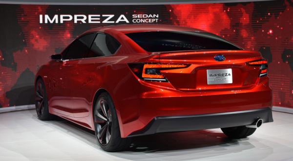 Subaru представила Impreza Sedan Concept нового поколения (ФОТО)