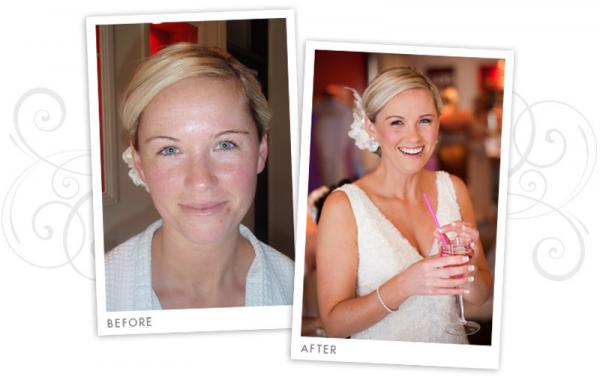 Как выглядят невесты до и после нанесения макияжа (ФОТО)