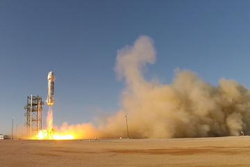 В Техасе завершились испытания новой ракеты New Shepard (ВИДЕО)