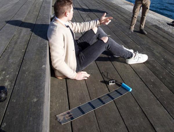 В Дании показали самое компактное зарядное устройство на солнечных батареях (ФОТО)