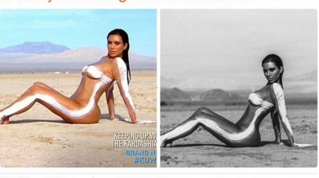 Ким Кардашьян обвиняют в использовании Photoshop (ФОТО)