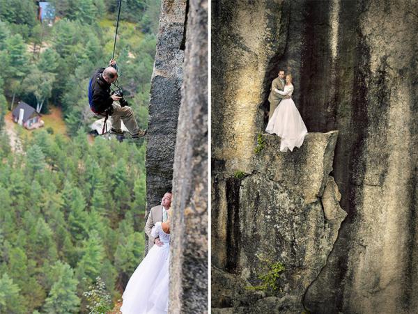 Экстремальная свадебная фотосессия, от которой захватывает дух (ФОТО) Экстремальная свадебная фотосессия, от которой захватывает дух (ФОТО)