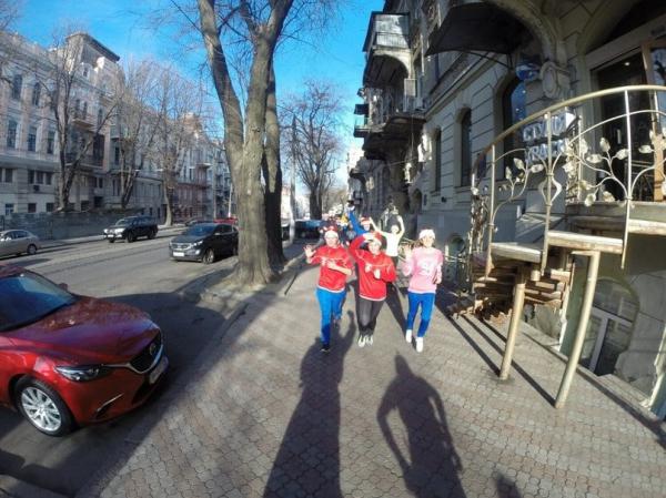 В Одессе провели марафон среди Санта Клаусов (ФОТО)