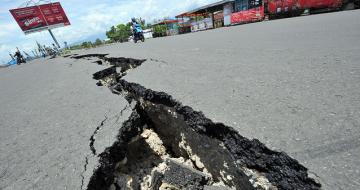 В Индонезии зафиксировано мощное землетрясение