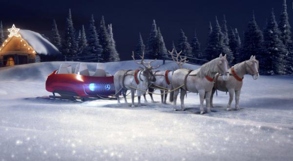 Mercedes создал конфигуратор саней Санта Клауса (ФОТО)