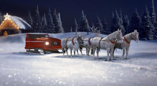 Mercedes создал конфигуратор саней Санта Клауса (ФОТО)