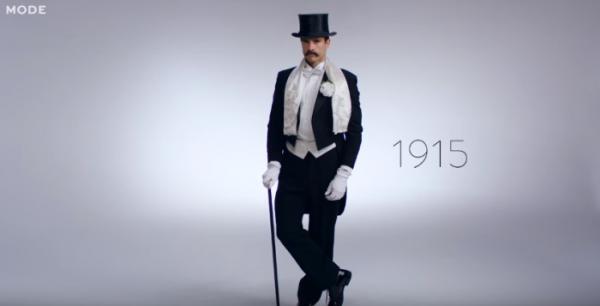 Как менялись мужские новогодние костюмы за последние 100 лет (ФОТО)