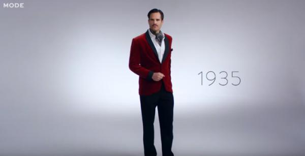 Как менялись мужские новогодние костюмы за последние 100 лет (ФОТО)