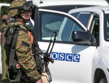 Наблюдатели ОБСЕ заметили группу боевиков в Коминтерново