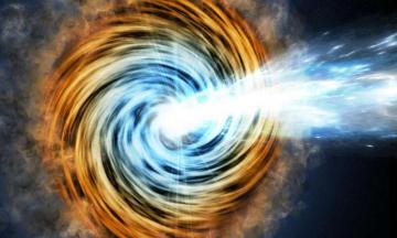 Астрономы зафиксировали странный луч света, исходящий из черной дыры созвездия Лебедя