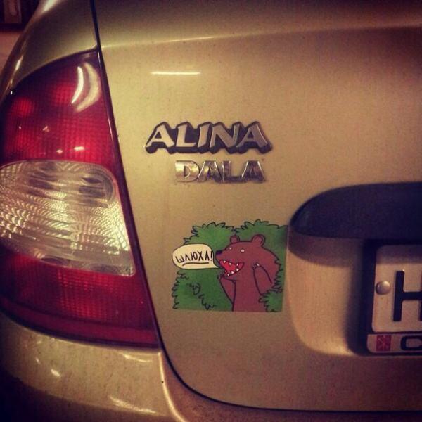 Новая подборка зимних автоприколов (ФОТО)