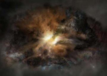 Астрономы исследовали самую яркую галактику во Вселенной
