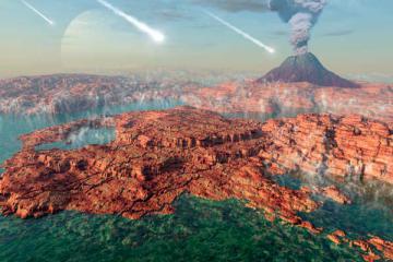 Древние вулканы способствовали зарождению жизни на Земле