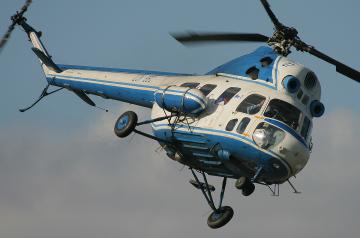 В Кременчуге упал вертолет Ми-2