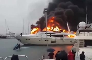 В Турции сожгли яхту российского бизнесмена за $5,7 млн (ВИДЕО)