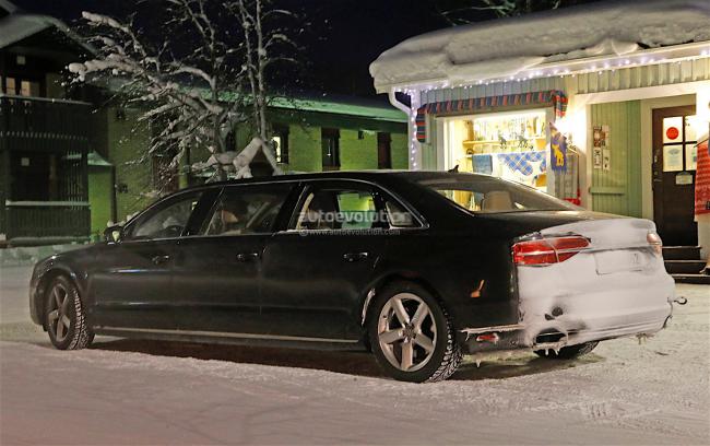 Шестидверный лимузин Audi A8 засветился в Сети (ФОТО)