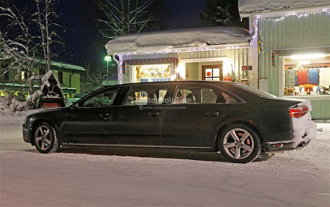 Шестидверный лимузин Audi A8 засветился в Сети (ФОТО)