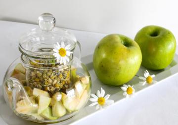 Зеленый чай и яблоки - природная защита от рака