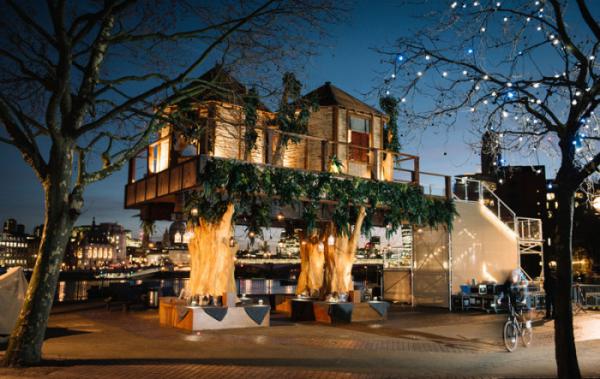 Житель Лондона построил самый роскошный домик на дереве в мире (ФОТО) 