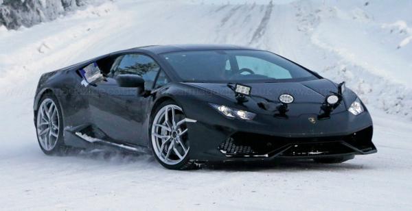 Lamborghini приступил к тестам самого быстрого суперкара Huracan (ФОТО)