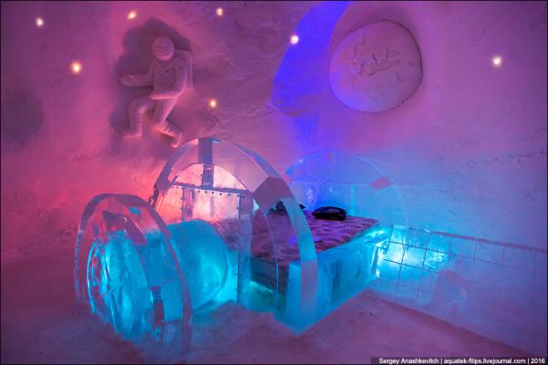 Уникальный ледяной отель в суровой Лапландии (ФОТО)