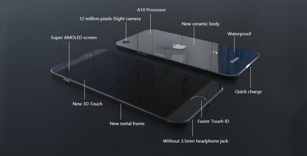 Появились первые изображения флагманского смартфона iPhone 7 (ФОТО)