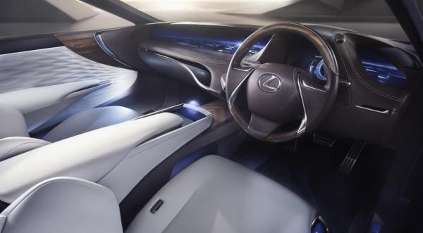 Lexus представил водородный флагманский седан LF-FC (ФОТО)