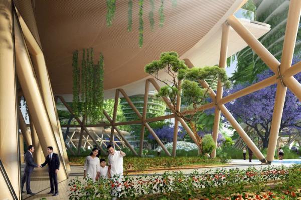 Как будет выглядеть жилой район будущего: тандем футуризма и экологии (ФОТО)