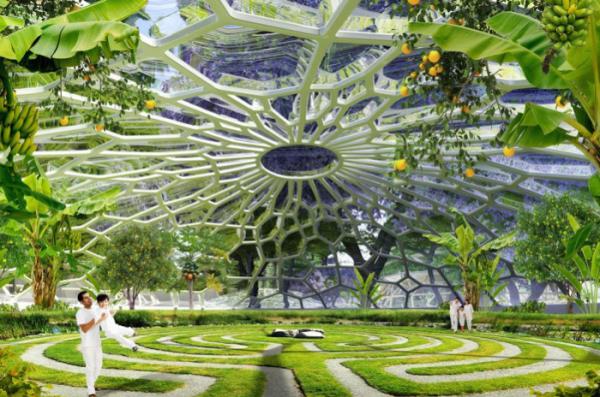 Как будет выглядеть жилой район будущего: тандем футуризма и экологии (ФОТО)
