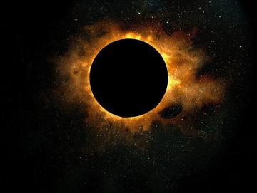 NASA опубликовало захватывающее фото солнечного затмения (ФОТО)