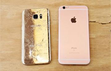 Экстремальный тест на прочность: iPhone 6s против Samsung Galaxy S7 (ВИДЕО)