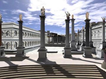 Историки создали 3D-реконструкцию Рима в 320 году (ВИДЕО)