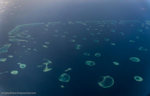 Мальдивы с высоты птичьего полета (ФОТО)