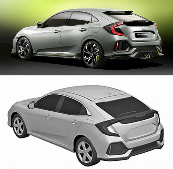 В Сеть утекли снимки нового хэтчбека Civic (ФОТО)