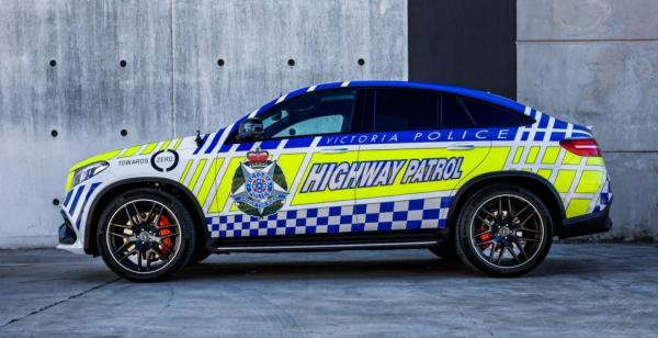 Австралийским полицейским поможет  «заряженный» Mercedes-AMG GLE 63 S Coupe (ФОТО)