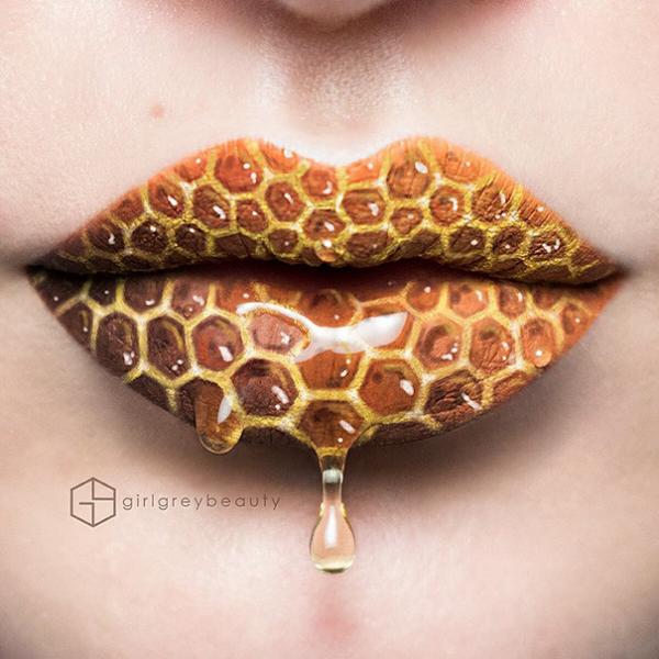 Фантазия визажиста: Когда губы выполняют роль холста (ФОТО)