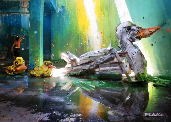  Художник превращает мусор в потрясающие скульптуры (ФОТО)