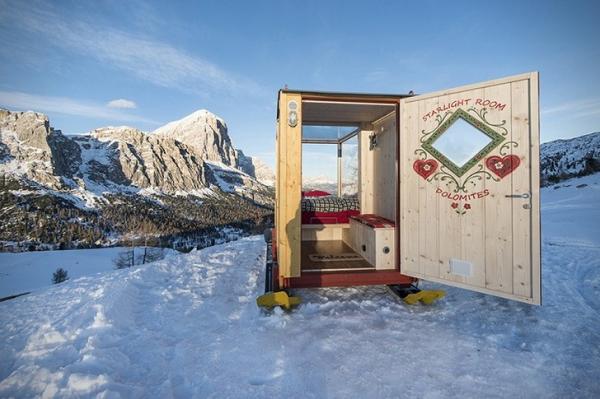 Вагончик-сани для самых романтических ночей (ФОТО)