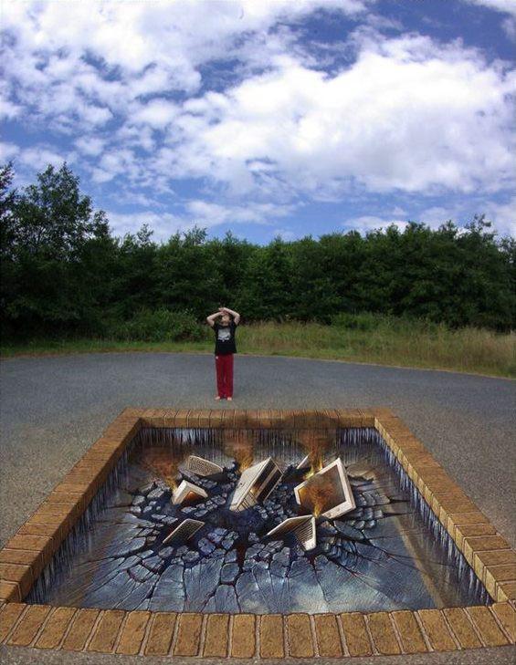 3D-картины на асфальте, которые обманут одно из ваших пяти чувств (ФОТО) 3D-картины на асфальте, которые обманут одно из ваших пяти чувств (ФОТО)