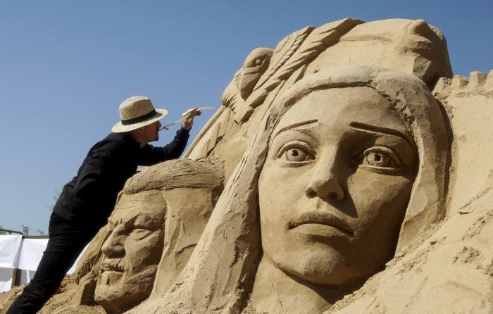 Чудо из песка: фестиваль скульптур в Казахстане. ФОТО